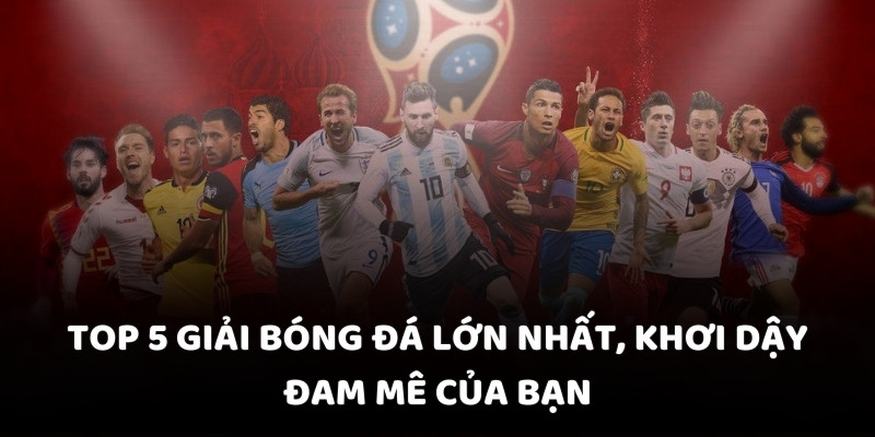 Top 5 giải bóng đá lớn nhất, khơi dậy đam mê của bạn